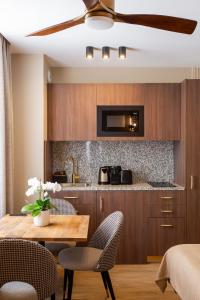 Η κουζίνα ή μικρή κουζίνα στο Sol hotel St Mande - 4 personnes - 21