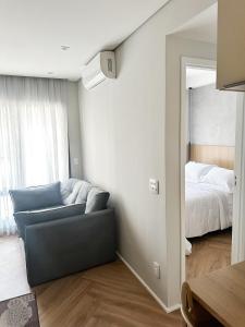 Ένα ή περισσότερα κρεβάτια σε δωμάτιο στο Essential comfort - Vila Mariana