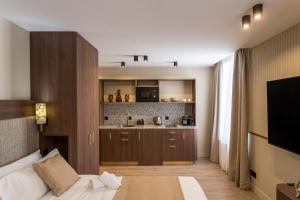 Η κουζίνα ή μικρή κουζίνα στο Sol hotel St Mande - 2 personnes - 23
