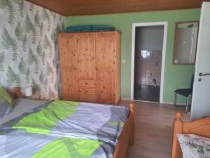 Katil atau katil-katil dalam bilik di Apartment Zirkow 6