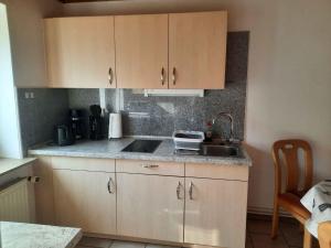 Dapur atau dapur kecil di Apartment Zirkow 6