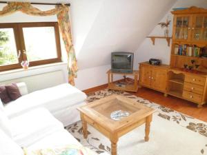 Televisyen dan/atau pusat hiburan di Inselspecht OG Comfortable holiday residence