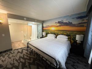 Voodi või voodid majutusasutuse Lighthouse Suites toas