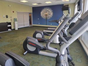 Fitness centrum a/nebo fitness zařízení v ubytování SpringHill Suites by Marriott Houston Westchase