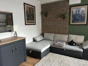 A seating area at Péterfia Boutique Apartments