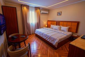 Letto o letti in una camera di THree PYramiDs & SPhinX HoTeL