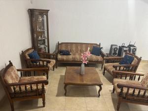 Posezení v ubytování Deluxe Cumbaya Suite