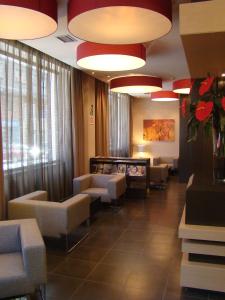Posezení v ubytování Hotel Aroi Ponferrada
