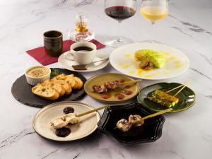 Comida en el ryokan o alrededores