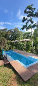 Πισίνα στο ή κοντά στο Glamping in jungle - Corcovado Nature Wonders - amazing views - available scooter