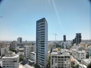 Nespecifikovaný výhled na destinaci Nikósie nebo výhled na město při pohledu z apartmánu