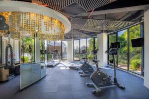 Γυμναστήριο ή/και όργανα γυμναστικής στο The Sterling Villas
