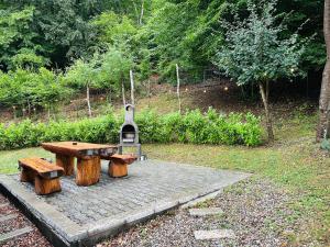 Zahrada ubytování Tiny House by the forest 1