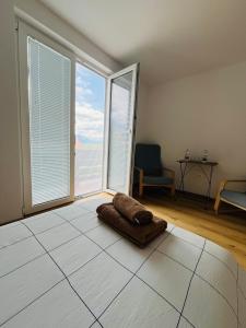 Postel nebo postele na pokoji v ubytování Apartma DUDI