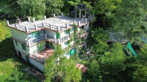 Κήπος έξω από το Rockway hostel