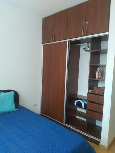 Postel nebo postele na pokoji v ubytování Hermoso y amplio departamento Tres Carabelas