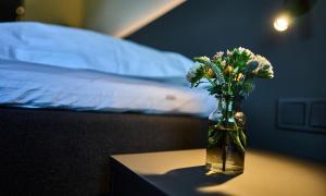 Postel nebo postele na pokoji v ubytování Hof Hauserbichl