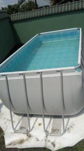 a pool of water in a swimming pool at QQS villa with swimming pool in Gabala