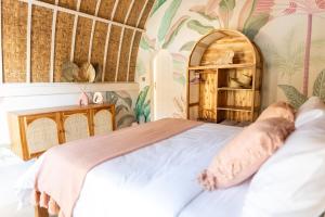 Postel nebo postele na pokoji v ubytování Isla de Agua