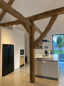 Kuchyň nebo kuchyňský kout v ubytování Hoeve De Kleinheide