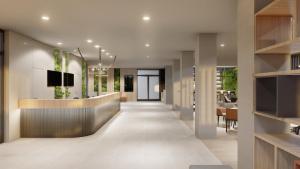 Una cama o camas en una habitación de WE Hotel EXPO Prague