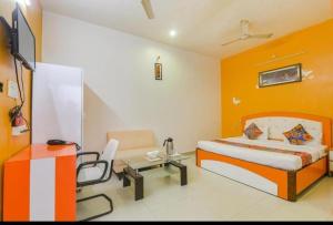 TV a/nebo společenská místnost v ubytování Hotel Cloud Inn