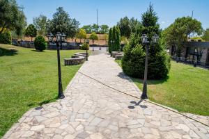 Vonkajšia záhrada v ubytovaní Hotel Aria