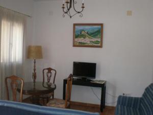 TV a/nebo společenská místnost v ubytování Apartamentos Rurales El Cañuelo de Carcabuey