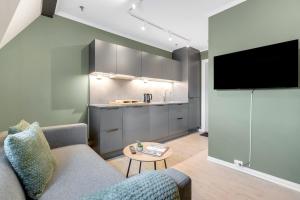 ครัวหรือมุมครัวของ North Estate Studio Center 42