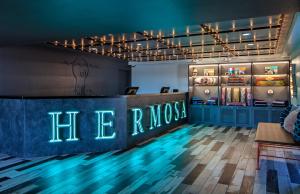 Lounge nebo bar v ubytování Hotel Hermosa
