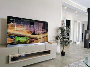 TV a/nebo společenská místnost v ubytování Villa Sundowner