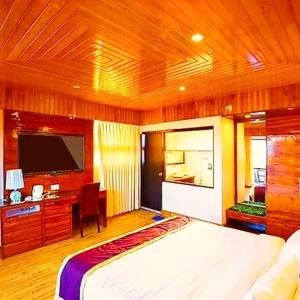 Postel nebo postele na pokoji v ubytování The Yakha Retreat