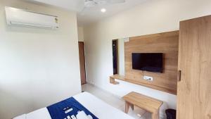 TV a/nebo společenská místnost v ubytování Hotel Suncity