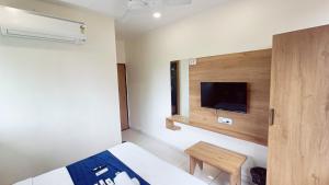 TV a/nebo společenská místnost v ubytování Hotel Suncity