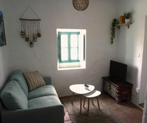 Ruang duduk di Casa Lucero in the heart of Cómpeta