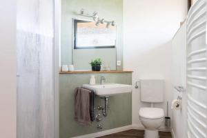 Vannituba majutusasutuses Ferienwohnung Weitblick am Meer