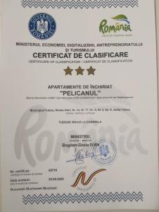 a fake degree certificate with a fake diploma at Apartament Pelicanul in Tulcea