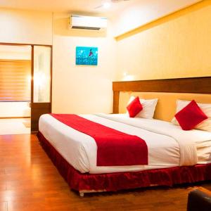 Voodi või voodid majutusasutuse Hotel High Point toas