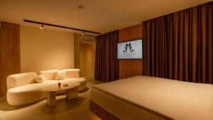 Televisyen dan/atau pusat hiburan di Sulara Exclusıve Hotel Lounge Bistro +31 gambar