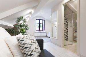 Khu vực ghế ngồi tại Ático tipo loft en San Sadurniño.