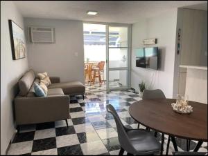 Χώρος καθιστικού στο Im-7c Sail Away, Beach Apt In Isleta Marina