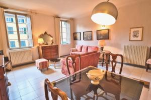 Posezení v ubytování Corte Dei Portici