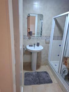 Koupelna v ubytování Jolie Appartement Marina Saidia ap4