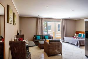 Χώρος καθιστικού στο Luxury Studio Rough Scad at Den Laman