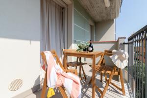 Μπαλκόνι ή βεράντα στο Appartamento Viserba MareVerde Relax e Comodità