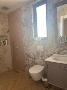 Koupelna v ubytování Hotel Parid