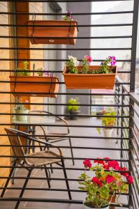 Ban công/sân hiên tại Hotel Mountime Kazbegi