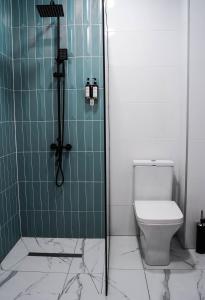 Phòng tắm tại Hotel Mountime Kazbegi