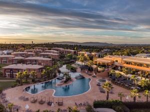 an aerial view of a resort with a swimming pool at Monte Santo Resort in Carvoeiro