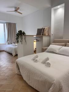 Postel nebo postele na pokoji v ubytování Apartamento mediterráneo